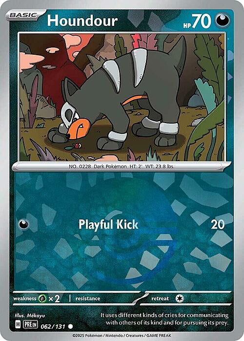 Prismatic Evolutions Houndour #062/131 Pokéball